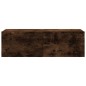 vidaXL Mueble de TV madera contrachapada roble ahumado 100x30x30 cm vidaXL Mueble de TV madera contrachapada roble ahumado 100x30x30 cm