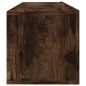 vidaXL Mueble de TV madera contrachapada roble ahumado 100x30x30 cm vidaXL Mueble de TV madera contrachapada roble ahumado 100x30x30 cm