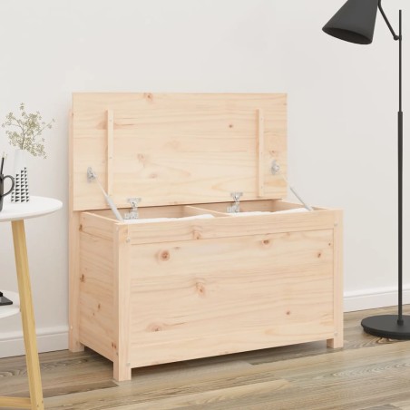 vidaXL Banco de madera maciza de pino 80x41x77 cm