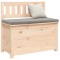 vidaXL Banco de madera maciza de pino 80x41x77 cm vidaXL Banco de madera maciza de pino 80x41x77 cm