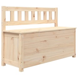 vidaXL Banco de madera maciza de pino 110x41x76,5 cm