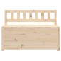 vidaXL Banco de madera maciza de pino 110x41x76,5 cm vidaXL Banco de madera maciza de pino 110x41x76,5 cm