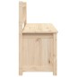 vidaXL Banco de madera maciza de pino 110x41x76,5 cm vidaXL Banco de madera maciza de pino 110x41x76,5 cm