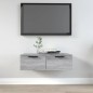 vidaXL Armario de pared madera contrachapada gris Sonoma 68x30x20 cm