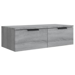 vidaXL Armario de pared madera contrachapada gris Sonoma 68x30x20 cm