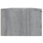 vidaXL Armario de pared madera contrachapada gris Sonoma 68x30x20 cm