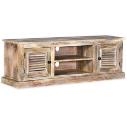 vidaXL Mueble para la TV de madera maciza de mango
