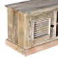 vidaXL Mueble para la TV de madera maciza de mango