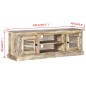 vidaXL Mueble para la TV de madera maciza de mango