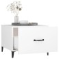 vidaXL Mesa de centro con patas de metal blanco 50x50x40 cm vidaXL Mesa de centro con patas de metal blanco 50x50x40 cm