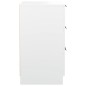 vidaXL Mesitas de noche 2 unidades color blanco 40x36x65 cm
