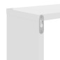vidaXL Estantes de pared 2 uds contrachapado blanco brillo 100x15x20cm vidaXL Estantes de pared 2 uds contrachapado blanco brillo 100x15x20cm