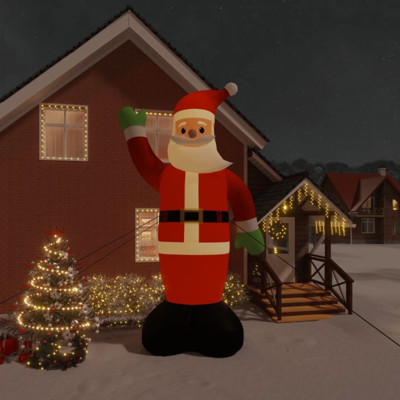 vidaXL Papá Noel inflable con luces LED 620 cm vidaXL Papá Noel inflable con luces LED 620 cm