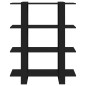 vidaXL Estantería/divisor de espacios negro 100x30x123,5 cm vidaXL Estantería/divisor de espacios negro 100x30x123,5 cm