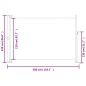 vidaXL Toldo lateral retráctil para patio negro 220x300 cm