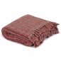 vidaXL Manta de algodón burdeos 125x150 cm vidaXL Manta de algodón burdeos 125x150 cm