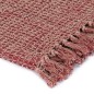vidaXL Manta de algodón burdeos 125x150 cm vidaXL Manta de algodón burdeos 125x150 cm