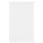 vidaXL Escritorio de madera contrachapada blanco 100x50x76 cm