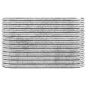 vidaXL Jardinera arriate acero recubrimiento polvo plata 114x40x68 cm vidaXL Jardinera arriate acero recubrimiento polvo plata 114x40x68 cm