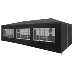 vidaXL Carpa para fiestas gris antracita 3x9 m