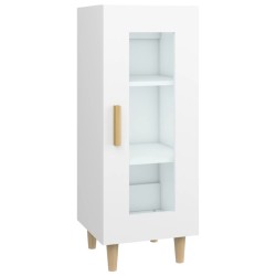 vidaXL Aparador madera de ingeniería blanco 34,5x34x90 cm