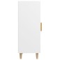 vidaXL Aparador madera de ingeniería blanco 34,5x34x90 cm vidaXL Aparador madera de ingeniería blanco 34,5x34x90 cm