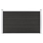 vidaXL Valla de jardín de WPC gris 180x105 cm vidaXL Valla de jardín de WPC gris 180x105 cm