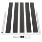 vidaXL Valla de jardín de WPC gris 180x105 cm vidaXL Valla de jardín de WPC gris 180x105 cm