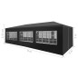 vidaXL Carpa para fiestas gris antracita 3x9 m
