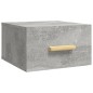 vidaXL Mesitas de noche de pared 2 uds color gris hormigón 35x35x20 cm vidaXL Mesitas de noche de pared 2 uds color gris hormigón 35x35x20 cm