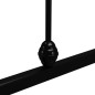 vidaXL Estructura de cama de metal negro 180x200 cm