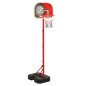 vidaXL Juego de canasta de baloncesto portátil ajustable 138,5-166 cm