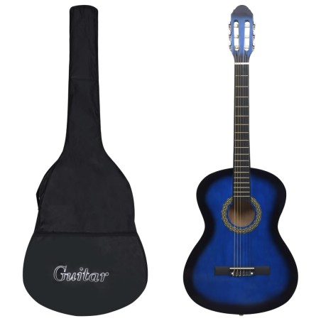 vidaXL Set de guitarra clásica para principiante 12 pzas 4/4 39"    