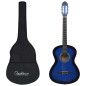 vidaXL Set de guitarra clásica para principiante 12 pzas 4/4 39" vidaXL Set de guitarra clásica para principiante 12 pzas 4/4 39"