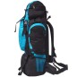 vidaXL Mochila excursionismo XXL 75 L Negro y azul vidaXL Mochila excursionismo XXL 75 L Negro y azul