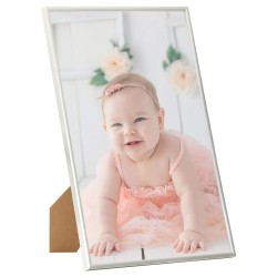 vidaXL Marcos de foto collage de mesa 3 uds plateado MDF 15x21cm