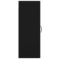 vidaXL Armario de pared colgante negro 34,5x34x90 cm vidaXL Armario de pared colgante negro 34,5x34x90 cm