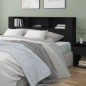 vidaXL Mueble cabecero negro 200x18,5x104,5 cm vidaXL Mueble cabecero negro 200x18,5x104,5 cm