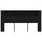 vidaXL Mueble cabecero negro 200x18,5x104,5 cm vidaXL Mueble cabecero negro 200x18,5x104,5 cm