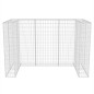 vidaXL Gaviones para ocultar contenedor doble 180x100x120 cm vidaXL Gaviones para ocultar contenedor doble 180x100x120 cm