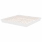 vidaXL Estructura de cama madera maciza blanca 200x200 cm vidaXL Estructura de cama madera maciza blanca 200x200 cm