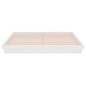 vidaXL Estructura de cama madera maciza blanca 200x200 cm vidaXL Estructura de cama madera maciza blanca 200x200 cm
