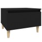 vidaXL Mesa auxiliar de madera contrachapada negro 50x46x35 cm vidaXL Mesa auxiliar de madera contrachapada negro 50x46x35 cm