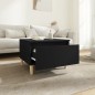 vidaXL Mesa auxiliar de madera contrachapada negro 50x46x35 cm vidaXL Mesa auxiliar de madera contrachapada negro 50x46x35 cm