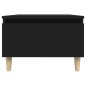 vidaXL Mesa auxiliar de madera contrachapada negro 50x46x35 cm vidaXL Mesa auxiliar de madera contrachapada negro 50x46x35 cm
