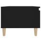 vidaXL Mesa auxiliar de madera contrachapada negro 50x46x35 cm vidaXL Mesa auxiliar de madera contrachapada negro 50x46x35 cm
