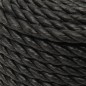 vidaXL Cuerda de trabajo polipropileno negro 10 mm 100 m
