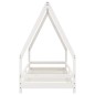 vidaXL Estructura de cama para niños madera de pino blanco 80x200 cm