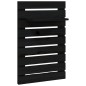 vidaXL Estantes mesitas de pared 2 uds madera maciza de pino negro vidaXL Estantes mesitas de pared 2 uds madera maciza de pino negro