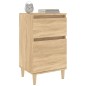 vidaXL Mesitas de noche 2 uds color roble sonoma 40x35x70 cm vidaXL Mesitas de noche 2 uds color roble sonoma 40x35x70 cm